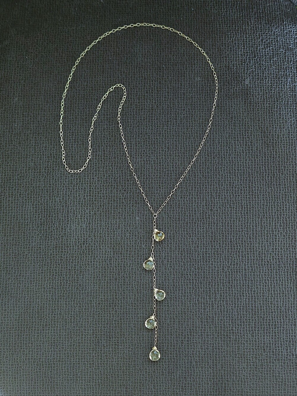 Gold💛 Necklace With Citrine🧡 Gemstones💎 - NWOT